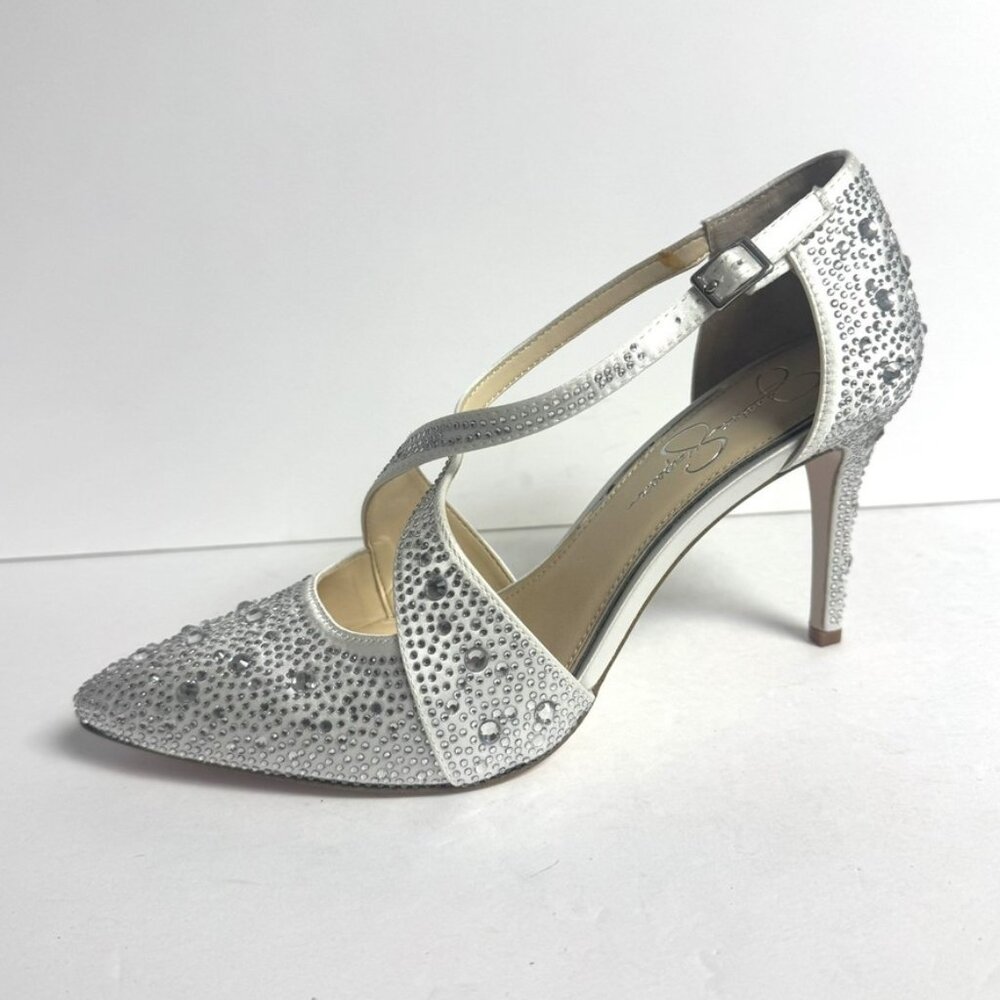 Jessica Simpson Womens Accile Pump Heel White Size 9 M